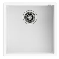 Мойка кухонная гранит SQUARE 40.40 TG  40 x 40 см  (белый)  TEKA