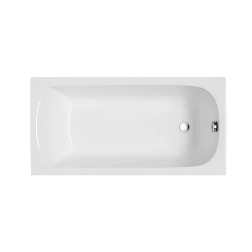 Сada de baie din acril Clasic 180 x 80 cm dreptunghiulara (cu suport) 13787  POLIMAT