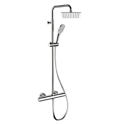 Bara dus pentru incorporare set (mixer,intrerupator,termostat,suport,furtun,duza) (cromat) Art.EQ32X8CPUFD25 REMER