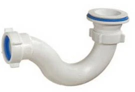 Sifon cadita dus D. 1.1/2" x 40 "S"-tip, grila din plastic, fara furtun  ORIO