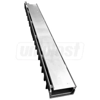 Rigola plastic (HDPE) cu grila SlotTop20  H20 100x50x1000 mm A15 EN1433 (D.110)  MUFLESYSTEM 2