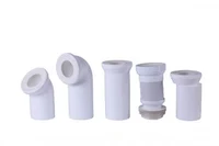 Racord WC rigid, drept 180° D.110 excentric L=150 mm  PL 2