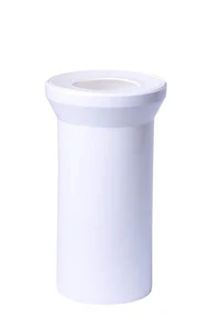 Racord WC rigid, drept 180° D.110 excentric L=150 mm  PL