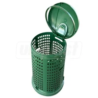 Container cu suport pentru saci de gunoi de 100 L Trespolo (verde)  STP 2