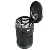 Container cu suport pentru saci de gunoi de 100 L Trespolo (negru)  STP