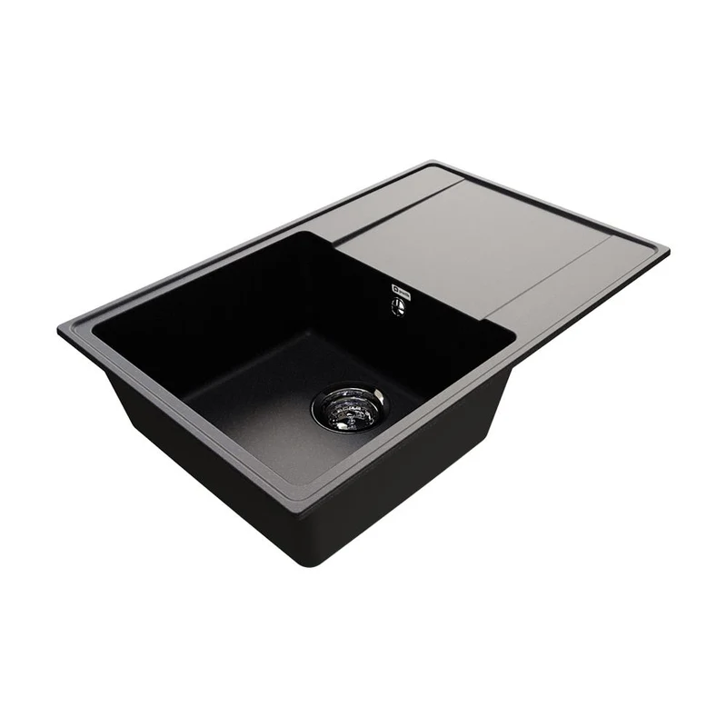 Chiuveta de bucatarie  din granit  73.5 x 47.5 x 19 cm  (negru) PR-M-735-004  Practik  ULGRAN 2