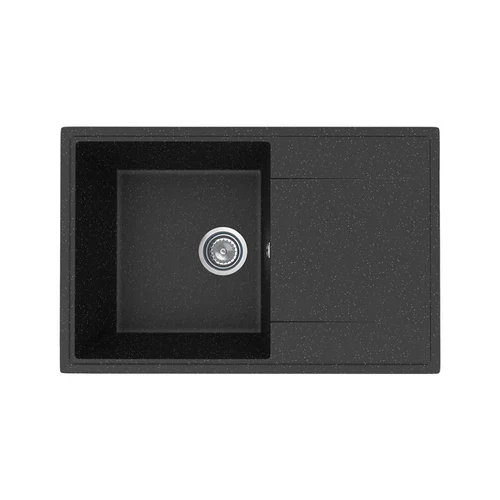 Chiuveta de bucatarie  din granit  73.5 x 47.5 x 19 cm  (negru) PR-M-735-004  Practik  ULGRAN