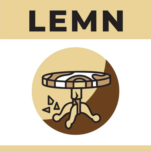 Наклейки "LEMN" мусорных баков для раздельного сбора мусора (160 x 160 мм)