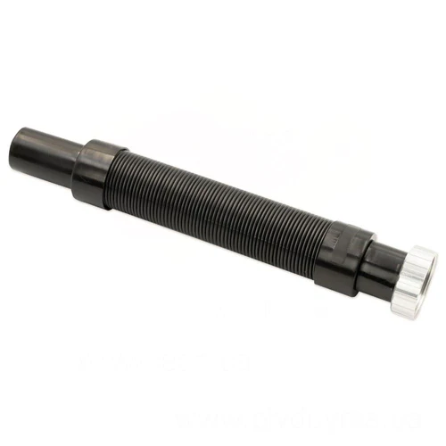 Furtun flexibil cu piulita din metal D. 1.1/4" x 32 mm (neagra) 1000NEROCR  GOPLAST