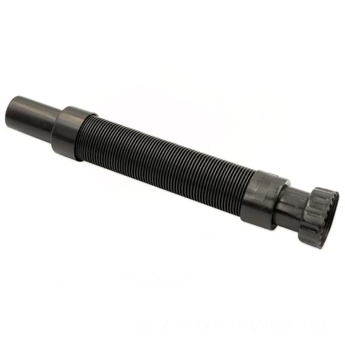Гибкая труба с гайкой пластиковая  D. 1.1/4" x 32 мм (чёрная)  1000NEROPL  GOPLAST