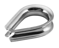 Clipa pentru cablu inox D. 65 mm  AISI 316