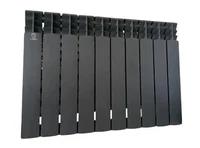 Радиатор биметаллический 350х10х80 KUBBER Black 2