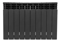 Радиатор биметаллический 350х10х80 KUBBER Black