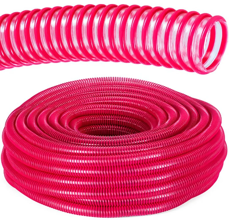 Furtun absorbtie D. 63 WINE-RED SPIRAL (rosu, spiralat) 3