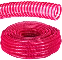 Furtun absorbtie D. 76 WINE-RED SPIRAL (rosu, spiralat) 3