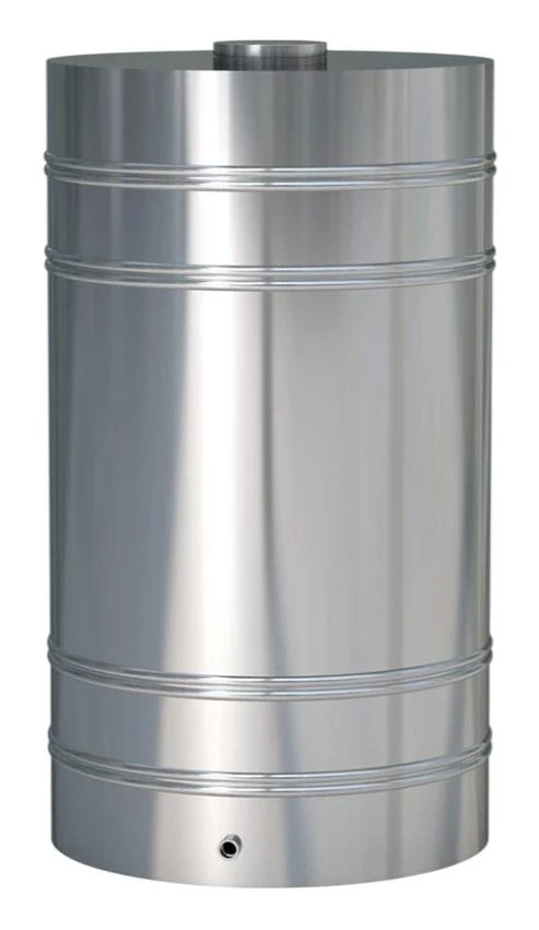 Butoi din oțel inoxidabil de 133 l INOX AISI 304 g. 0.7mm (H=750 mm/W=480 mm) 2