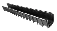 Canal canalizare fara grila PP 100x100x1000 mm (cu iesire verticala D.110x75)  SAB 2