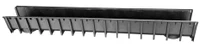 Canal canalizare fara grila PP 100x100x1000 mm (cu iesire verticala D.110x75)  SAB