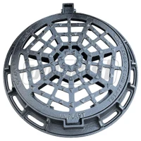 Capac ventilat din fonta D.600 EN-124 D400 60 kg cu gauri (805x640x100 mm) TR 3