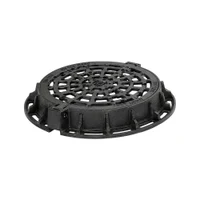 Capac ventilat din fonta D.600 EN-124 D400 60 kg cu gauri (805x640x100 mm) TR