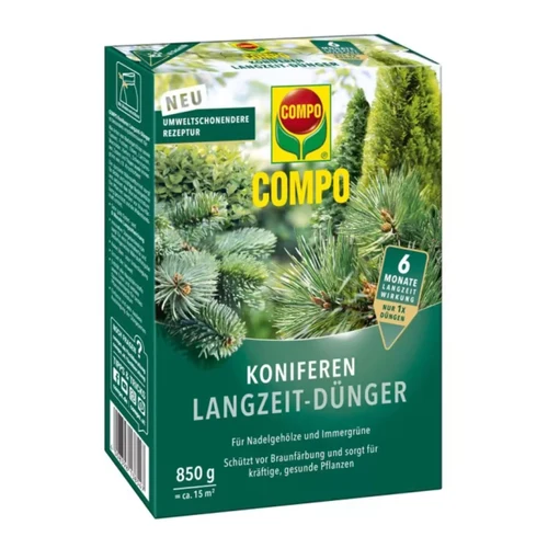 Fertilizant actiune lenta conifere, granule 850 g  COMPO