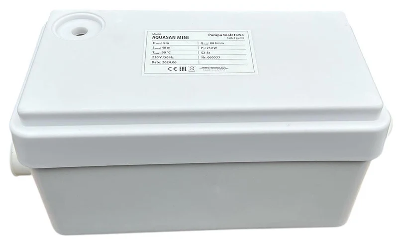 Канализационный насос H=4 м, 250W, 220V   AQUASAN MINI 3