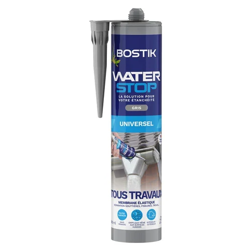 Герметик каучуковый  универсальный  WATERSTOP MSP серый 290 мл  BOSTIK DIY