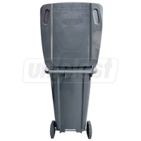 Бак мусорный  120 л на колесах (темно-серый) HE 3