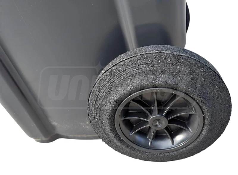 Бак мусорный  120 л на колесах (темно-серый) HE 5