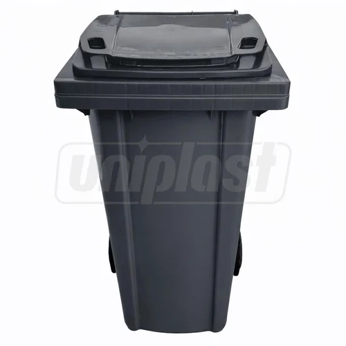 Cos pentru transportarea deseurilor  120 L pe roti (gri inchis) HE