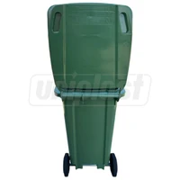 Cos pentru transportarea deseurilor  120 L pe roti (verde) 3