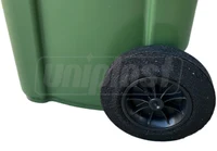 Cos pentru transportarea deseurilor  120 L pe roti (verde) 5