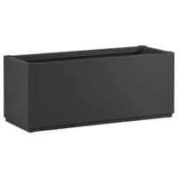 Jardinieră dreptunghiulară Ethica  80x36x35 cm (grafit)  STP