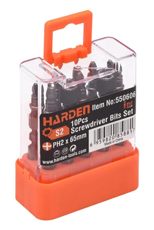 Set biti - 10 buc. PH2x65  Industrial  HARDEN