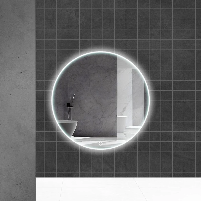 Oglinda pentru baie LED 6000K (rotunda) 60 x 60 cm IP44  UNIPLAST 4