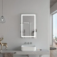 Oglinda pentru baie LED 6000K (dreptunghiulara cu janta) 60 x 80 cm IP44  UNIPLAST 3