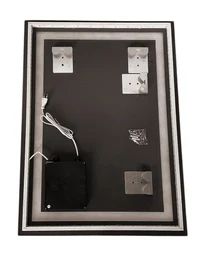 Oglinda pentru baie LED 6000K (dreptunghiulara cu janta) 60 x 80 cm IP44  UNIPLAST 5
