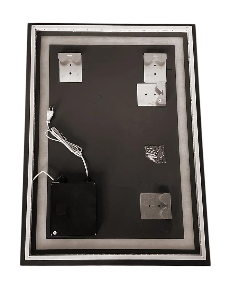 Oglinda pentru baie LED 6000K (dreptunghiulara cu janta) 60 x 80 cm IP44  UNIPLAST 5
