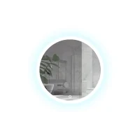 Oglinda pentru baie LED 6000K (rotunda cu janta) 58 x 58 cm IP44  UNIPLAST 3