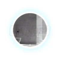 Oglinda pentru baie LED 6000K (rotunda cu janta) 58 x 58 cm IP44  UNIPLAST