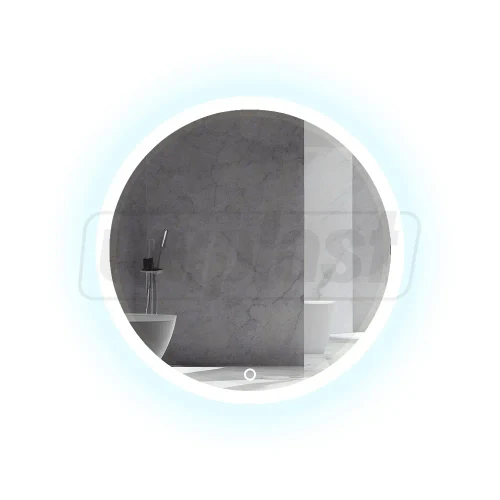 Oglinda pentru baie LED 6000K (rotunda cu janta) 58 x 58 cm IP44  UNIPLAST