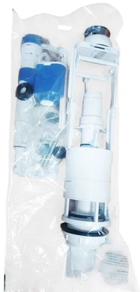 Mecanism complet pentru rezervor monobloc cu un buton 3/6 L., D. 3/8" filet plastic STY-732-M-A  STYRON 2