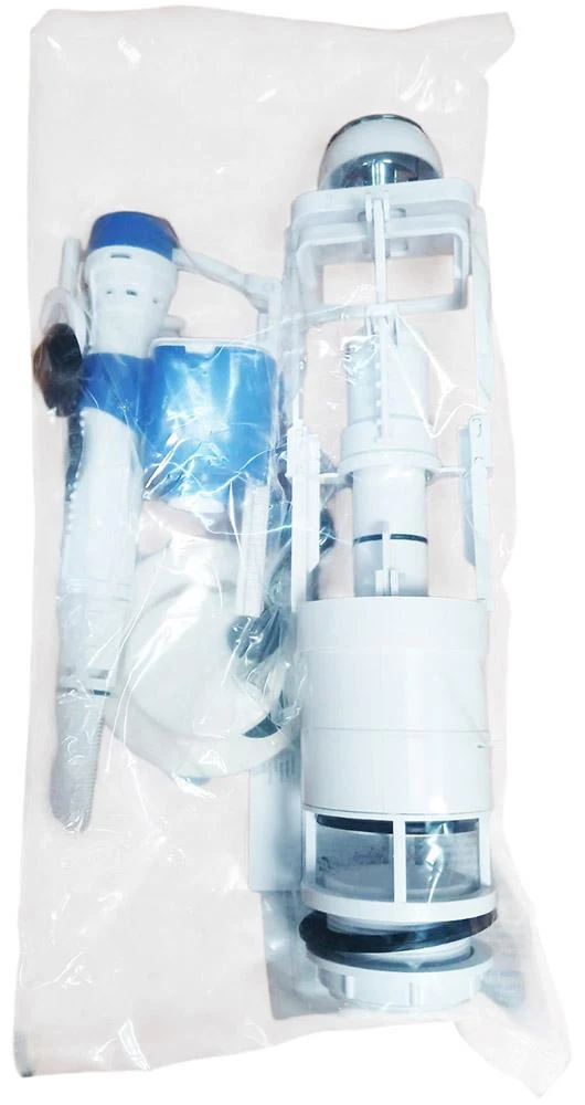 Mecanism complet pentru rezervor monobloc cu un buton 3/6 L., D. 1/2" filet plastic STY-734-M-A  STYRON 2