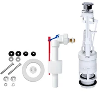 Mecanism complet pentru rezervor monobloc cu un buton, D. 1/2" filet plastic STY-733-M-A  STYRON