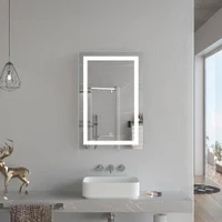 Oglinda pentru baie LED 2700/4000/6000K (dreptunghiulara cu janta) 50 x 70 cm IP44  UNIPLAST 3