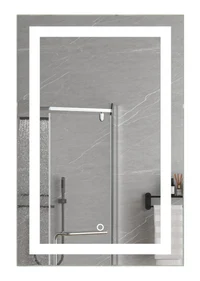 Oglinda pentru baie LED 2700/4000/6000K (dreptunghiulara cu janta) 50 x 70 cm IP44  UNIPLAST