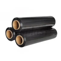 Folie polietilena (pelicula alimentara)  80 mcm (neagra) (3 m x 100 m) 19 kg  ABS 2
