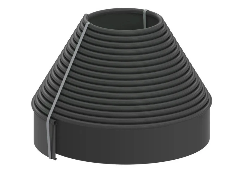 Бордюр садовый газонный 103 мм х 12 мм x 10 м (черный) Unipark ECO  UNIPLAST 2