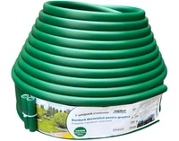 Бордюр садовый газонный 110 мм х 20 мм x 10 м (зеленый)  Unipark STANDARD  UNIPLAST