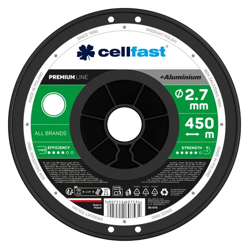Fir motocoasa rotunda PREMIUM 2.7 mm (450 m) CELLFAST